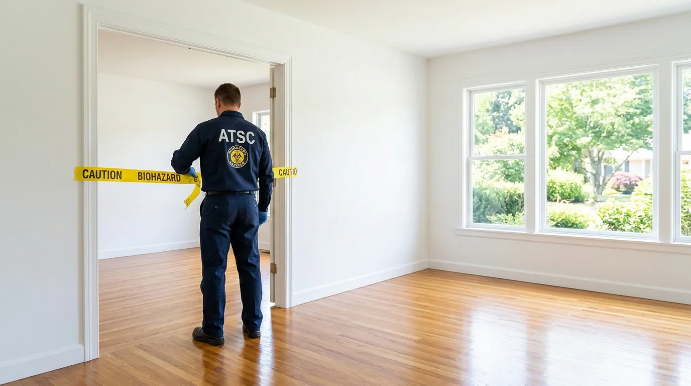 Certified biohazard cleanup crew performing Crime Scene Cleanup in Cobbs Creek